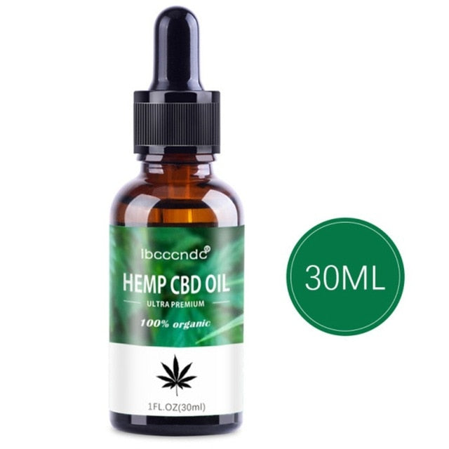 100% Hemp Oil CBD Oil Natural Soothes Pressure Pain Canabidiol Oil Scraping Foot Improve Sleeping Stress Relief Massage Oil Essential Oils