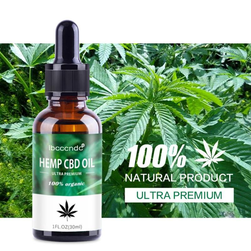 15/30ml 100% Natural Organic Hemp Seed Oil, Sleep Aid Anti Stress Hemp Extract Drops for Pain, Anxiety & Stress Relief Skin Care